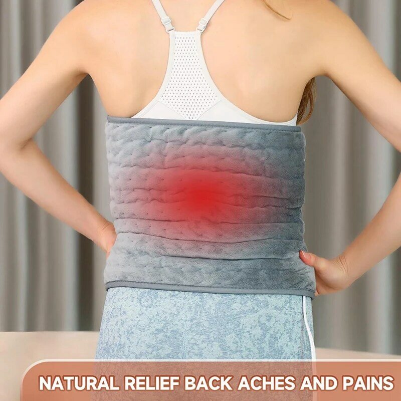 Heating Pad For Pain Relief, With Auto Shut Off & 6 Heat Settings, Super Soft For Back, Neck, Shoulders, 30X60cm