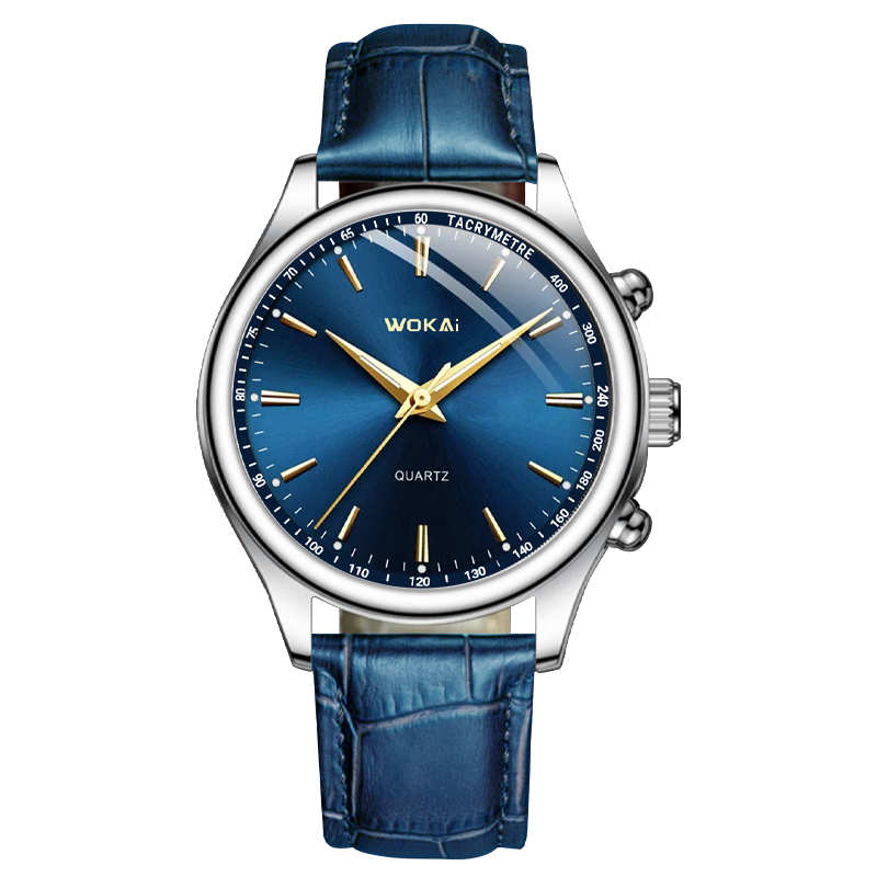 Новинка 2023, деловые Кварцевые спортивные часы wokai, мужские часы с ремешком для отдыха, мужские часы
