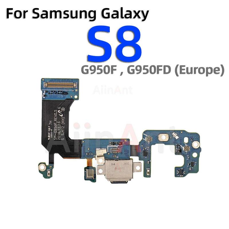 Aiinant USB Datum Ladestation Board Port Ladegerät Flex kabel für Samsung Galaxy S8 S9 plus G950n G955n G960n G965n