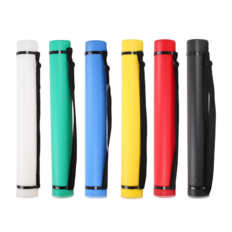 Tubo de seta PE ajustável para tiro com arco ao ar livre, alta capacidade, 6 cores, saco telescópico Quiver, suporte do caso, acessórios esportivos