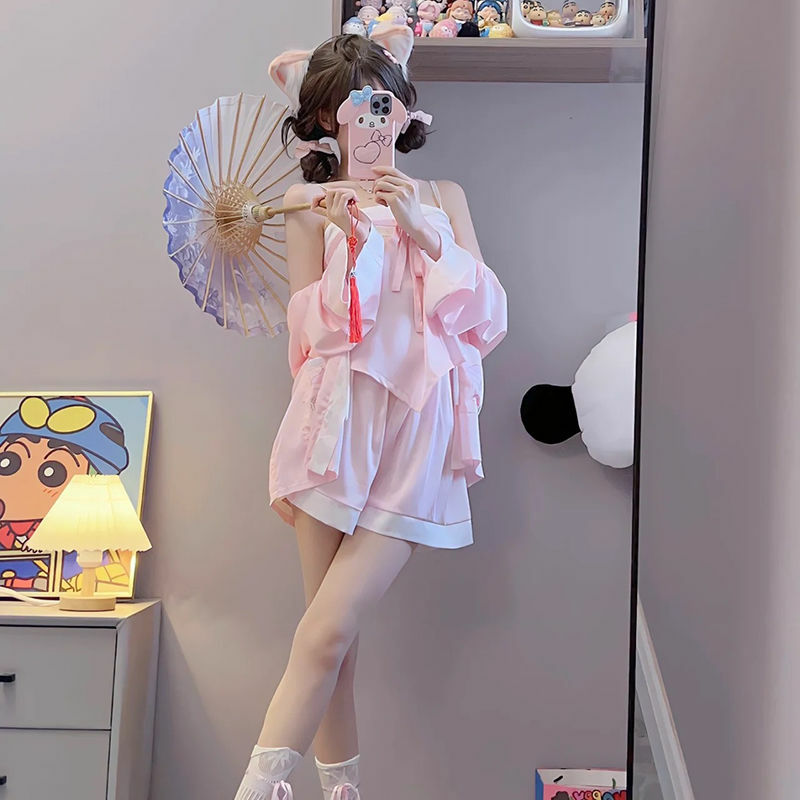 Nowe japońskie szorty w stylu Kawaii kobiety Harajuku słodkie spodnie damskie koreańska moda letnia odzież damska 2023