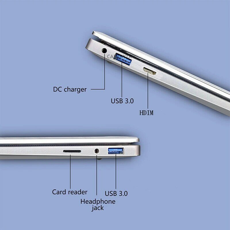 Laptop 6GB RAM 128/256/512GB/1TB SSD Notebook Windows 10 Pro Intel J4105 Celeron czterordzeniowy 14.1 "wyświetlacz laptop 5G WIFI BT HDMI