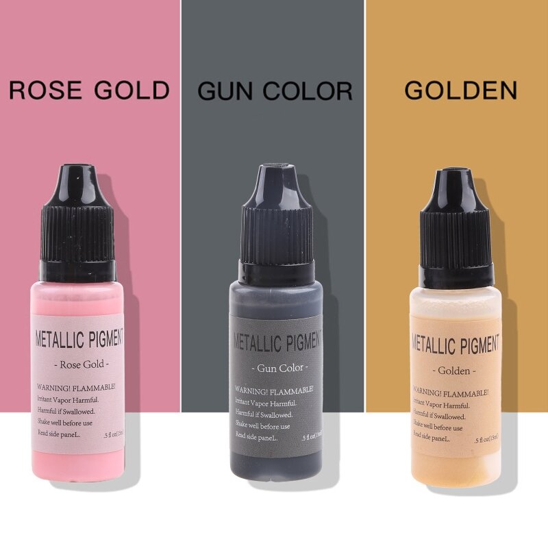 Concentrated Paint Color Dye for Resin Dish Making 6 Metal Color Dropship