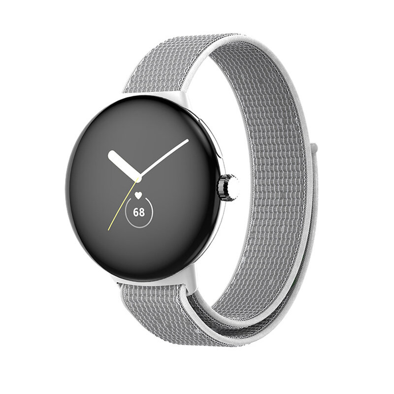 Weave Nylon Band Voor Google Pixel Horloge Band Zacht Ademend Horloge Band Smart Horloge Accessoires Armband Voor Pixel Horloge Actieve