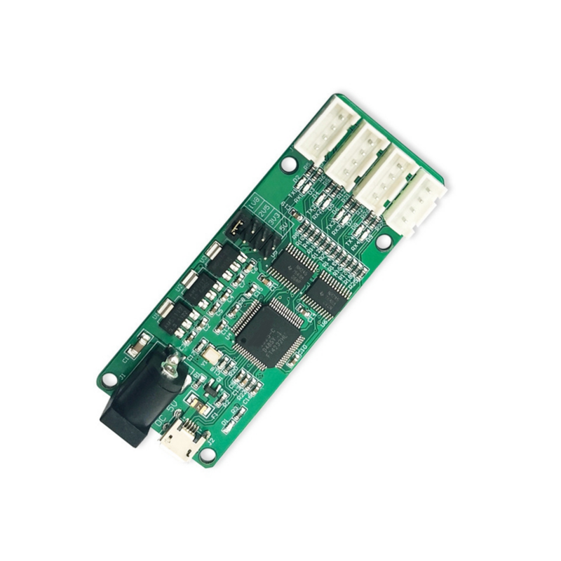 Seriële Poort Module Uart Usb Naar 4 Way Ttl Ft4232 Chip Dc 5V Converter Board Voor Apparatuur