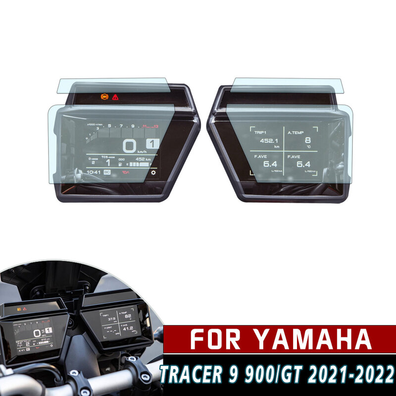 Lapisan pelindung layar, untuk Yamaha Tracer 9 GT 900 GT Tracer 9GT 900GT 2021 2022 instrumen sepeda motor Cluster pelindung gores