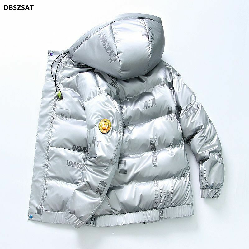 Manteau d'hiver coupe-vent en duvet de canard blanc pour homme, veste épaisse, chaude et coupe-vent, à capuche, décontractée, 2023