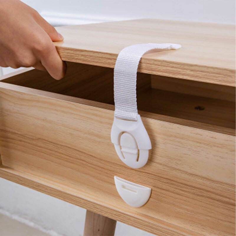 1pcs Child Safety Cabinet Lock Baby Proof Security Protector Drawer Door Cabinet Lock Plastic Protection Kids Safety Door Lock
