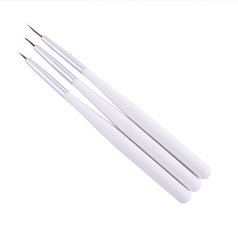 Nail Art Liner Drawing Pen Brush UV Gel Grid French Line Stripes Carved Flower Painting Wire Pen Manicure Paint Tools