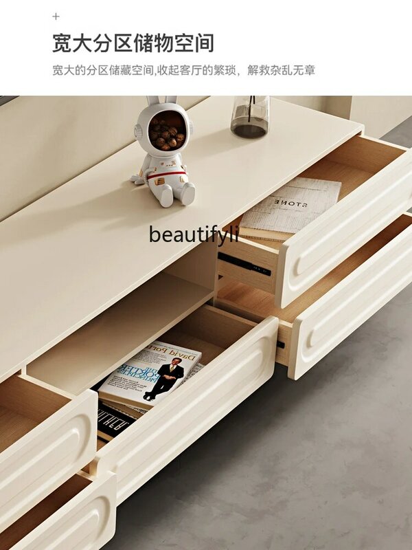 Шкаф для телевизора в скандинавском стиле, напольный шкаф для гостиной, высококачественный шкаф для телевизора, белый шкаф