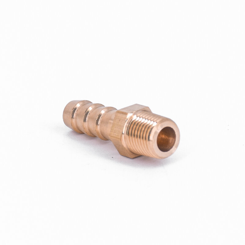 1/8 "1/4" 3/8 "Npt X Slang Barb Tail Messing Brandstof Fitting Connector Adapter Water Gas Olie
