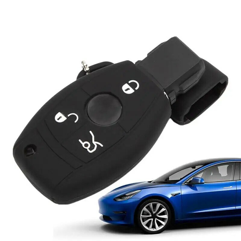 Silicone Car Key Protector, tampa remota, caso chave com posição precisa para mulheres e homens