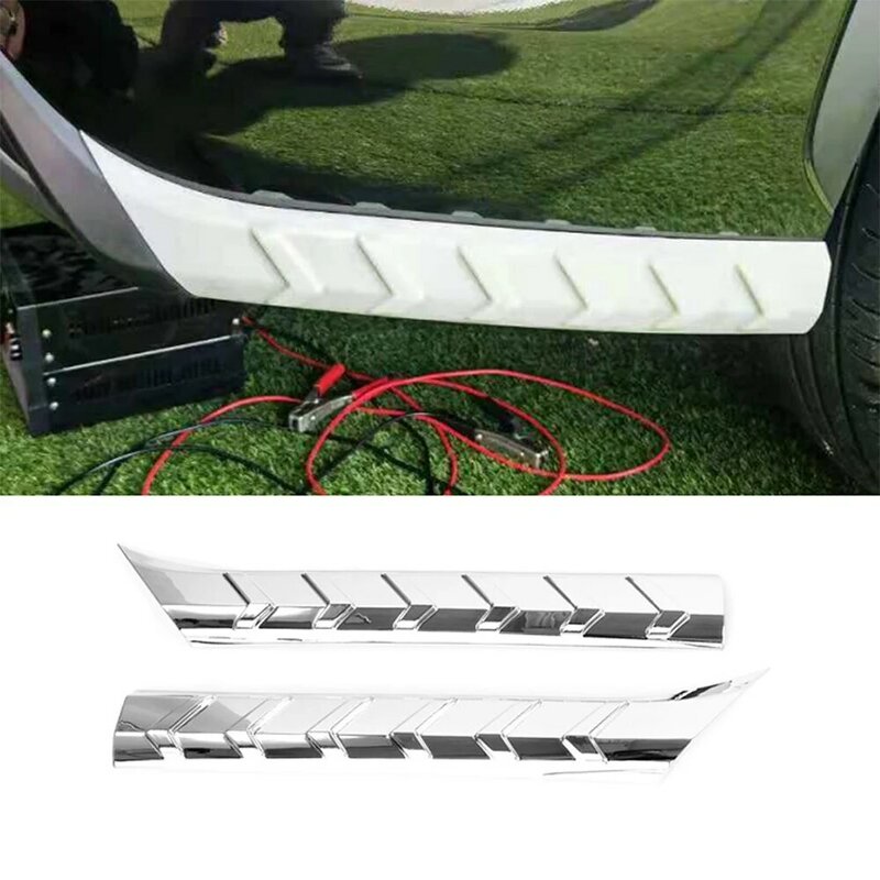 Bumper mobil pelindung sudut belakang Strip dekoratif penutup sudut belakang Anti gores untuk Toyota Highlander 2021 2022