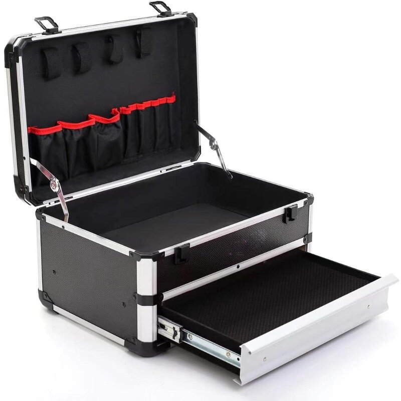 Ящик для инструментов, портативный ящик для инструментов с ящиком, органайзер для хранения инструментов, ящик для инструментов