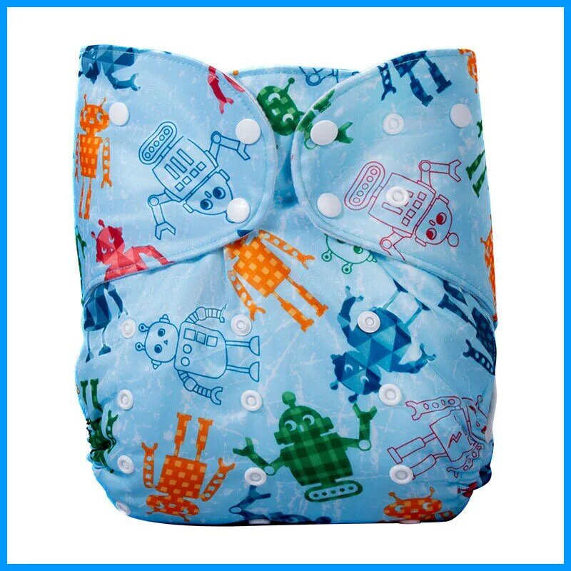 子供用の洗える再利用可能な布おむつ,エコロジカルな調節可能なポケット,30〜48kg,66lbs-105lbsに適しています
