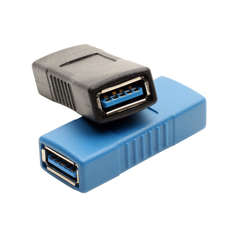 USB 3.0 tipo fêmea para fêmea adaptador, acoplador, trocador de gênero, cabo conector para laptop
