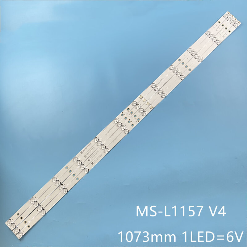 1073Mm Lampu Latar LED Strip 12 Lampu untuk AKTV5534 MS-L1157 V4 JF-D400-S0 JF-D400-S0 888102-55S17U