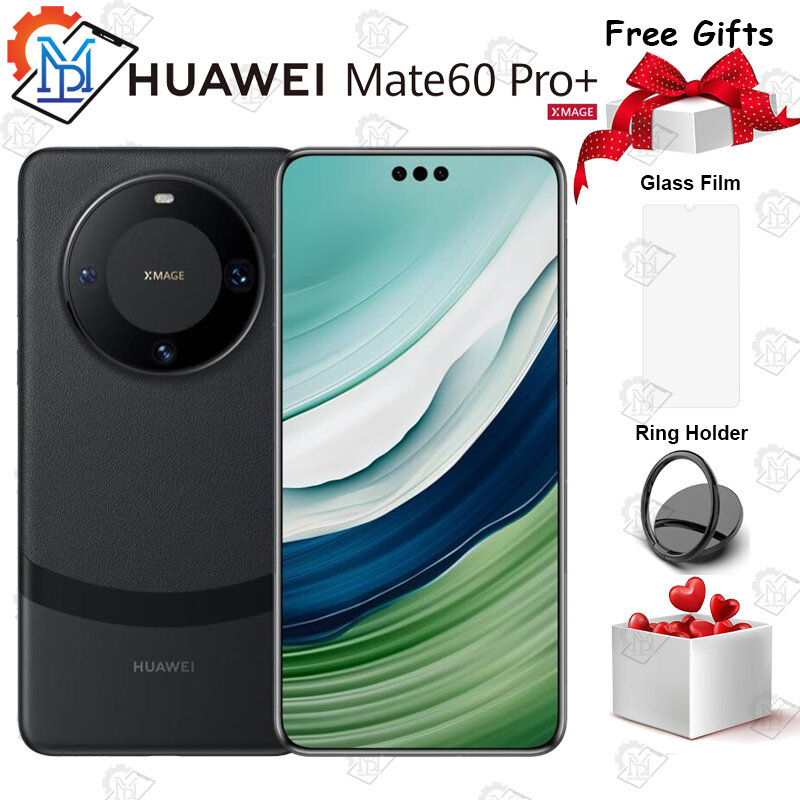 Оригинальный смартфон Huawei Mate 60 Pro + мобильный телефон 6,82 дюймов 120 Гц, Kunlun Glass, 2 экрана, Kirin 9000S, гармония 4.0