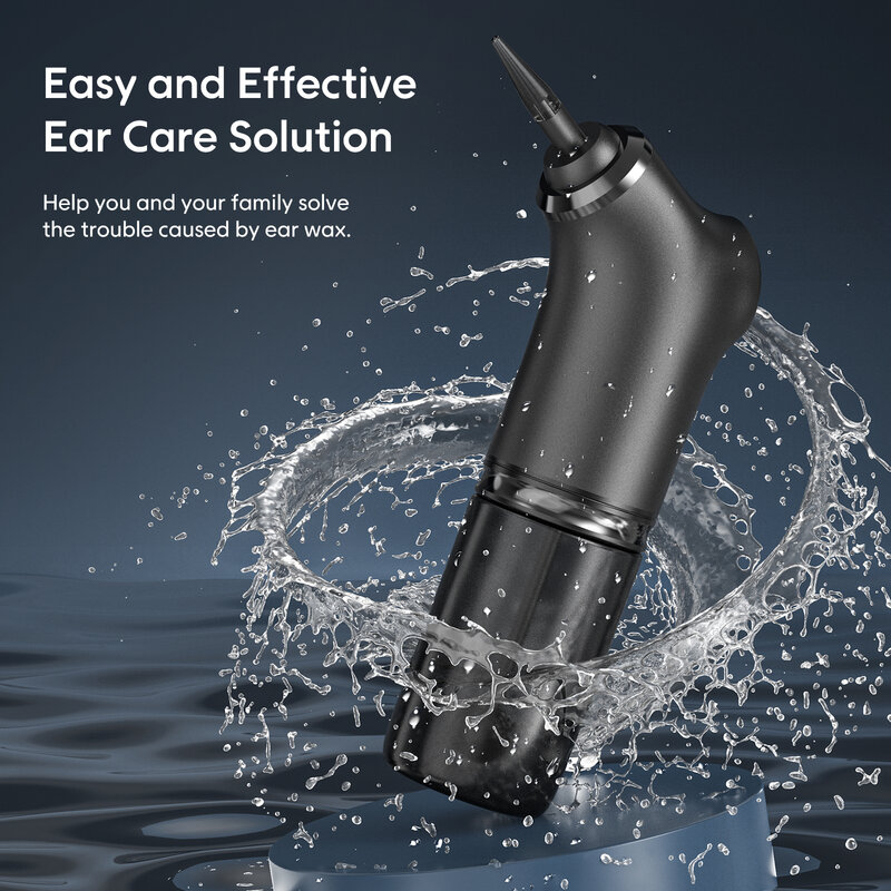 Электрический Очиститель для ушей, 4 режима давления, удаление ушного воска, уход за здоровьем, полив, мойка для ушей для взрослых, детский очиститель для ушей