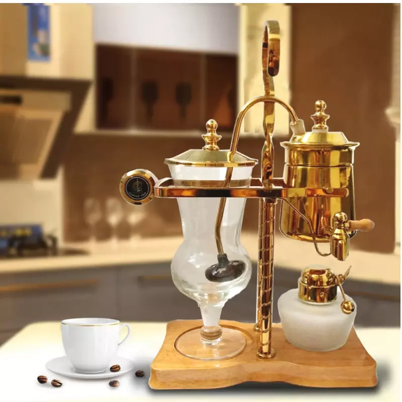 Home Brewing Café Appliance, sifão Coffee Machine Set, caixa De Presente