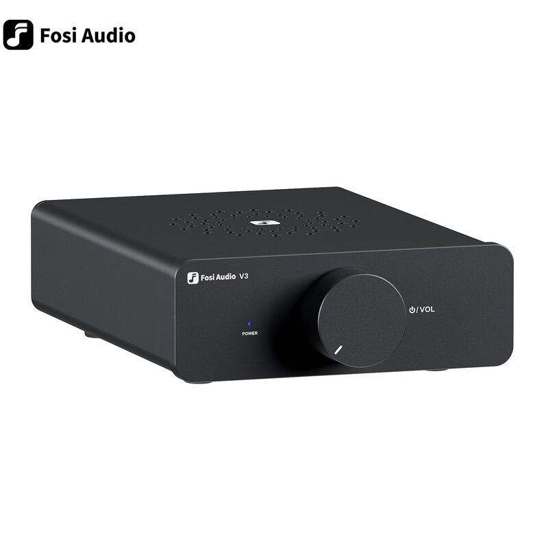 Fosi audio v3 stereo leistungs verstärker 300w x2 tpa3255 klasse d mini lautsprecher amp 2 kanal audio verstärker für passives bücherregal