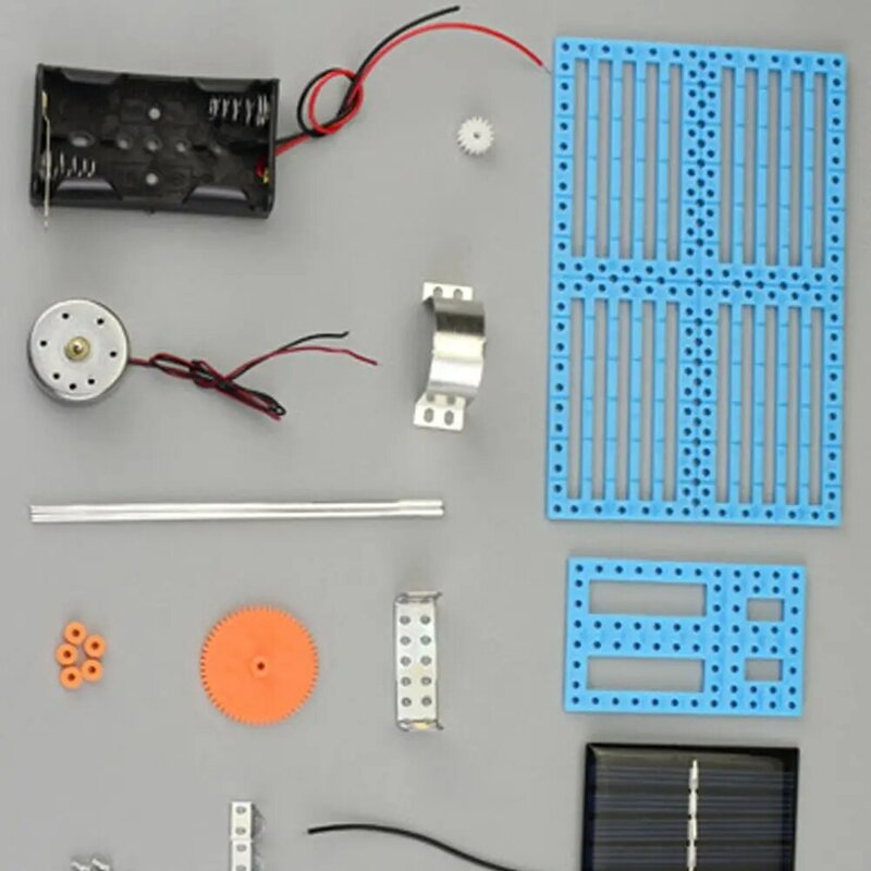 Mini samochód solarny DIY zestaw montażowy zabawka zasilana bateriami słonecznymi DIY gadżety technologiczne inteligentne zabawki edukacyjne prezent dla uczniów szkoły podstawowej zabawka