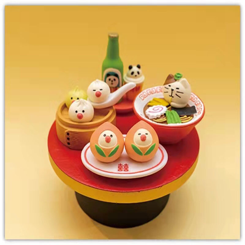 1pc chinesische Restaurants zene Dekoration Mikros zene Bücherregal Dekoration Sammlerstück nach Hause Zakka Dekor Harz Handwerk Spielzeug Ornamente