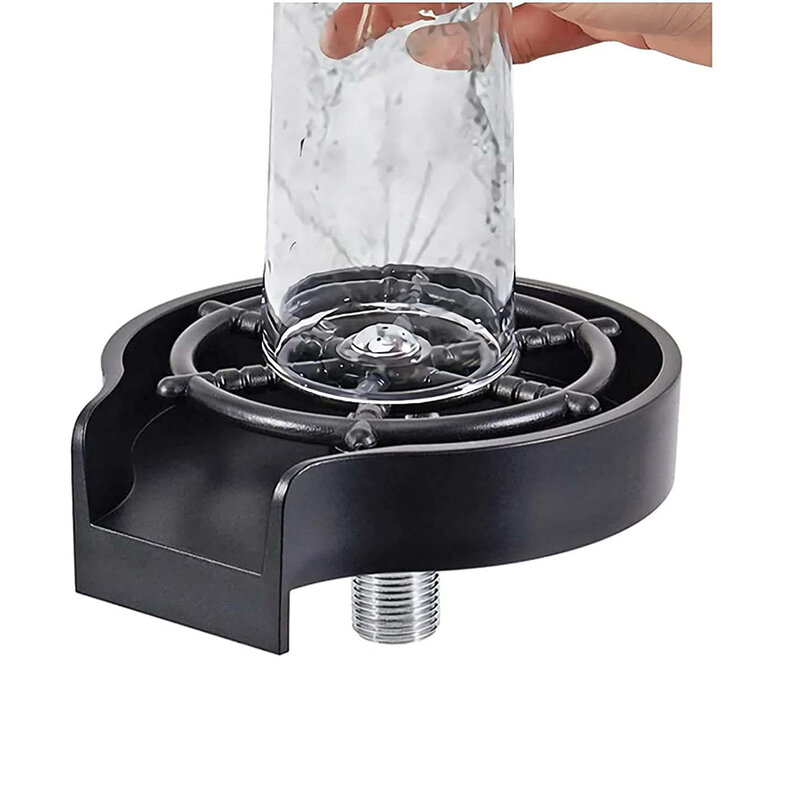 Automatische Tasse Waschmaschine Wasserhahn Glas Spüler Reinigungs werkzeug Glas Spüler für Küchen spülen Glas Tasse