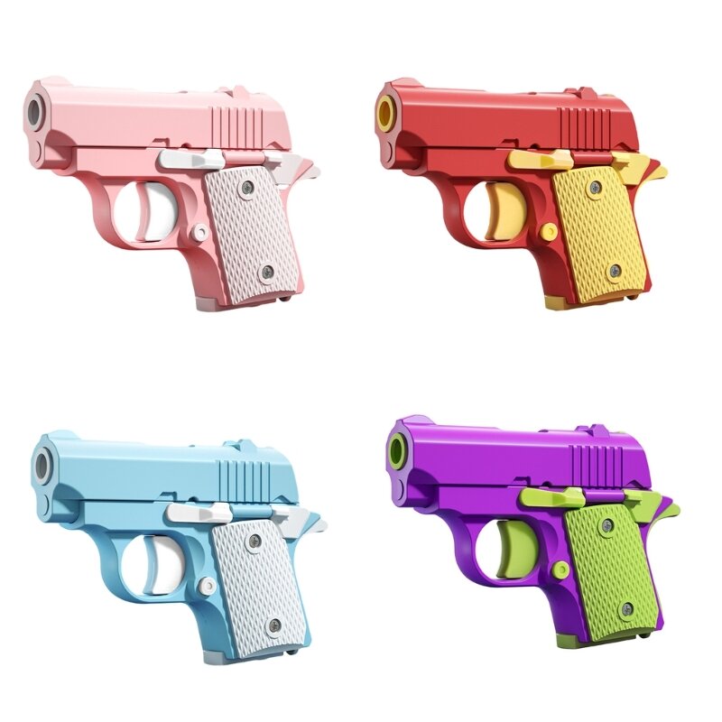 Mini pistolas antiestrés juguete, pistolas sensoriales, Fidgets descompresión, pistolas gravedad, juguete para niños,