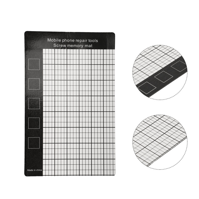 마그네틱 패드 작업 메모리 차트 패드, 휴대폰 수리 도구, 마그네틱 나사 매트, 수공구 세트, 145 × 90mm, 1 개