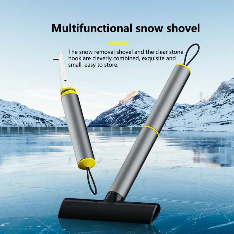 Car Snow Shovel  Convenient Non-scratching Compact  Frost Snow Removal Brush Scraper for Home