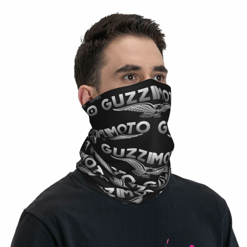 Guzzi-Cobertura de pescoço para adultos, moto bandana, envoltório de motocross, cachecol de inverno, corrida, unissex