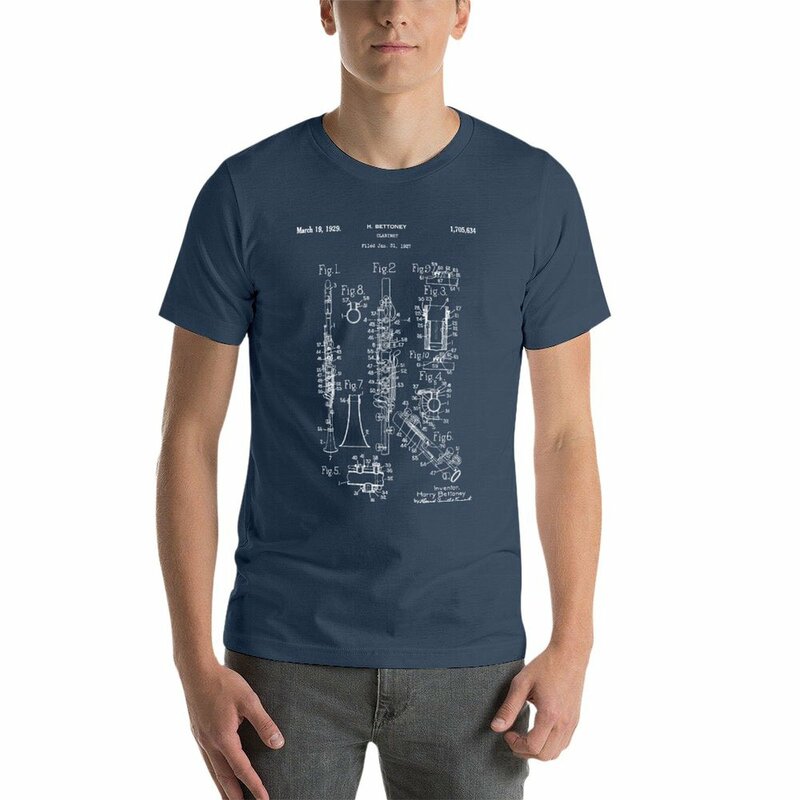 男性用コットンTシャツ,音楽機器,美的服,ヴィンテージ,特許1929