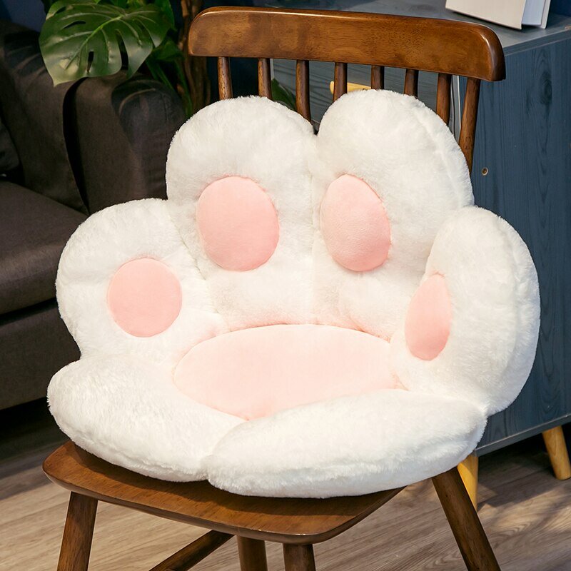 70*60cm 카와이 고양이 발 봉제 장난감 귀여운 부드러운 박제 바닥 쿠션 의자 소파 엉덩이 패드 홈 룸 장식 사무실 낮잠 인형