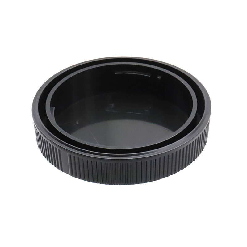 Tapa trasera de lente de montaje para Canon RF, juego de tapa de cuerpo de cámara, cubierta de lente negra de plástico para EOS R RP R3 R5 R6 R7 R10 R6II R7II R5c