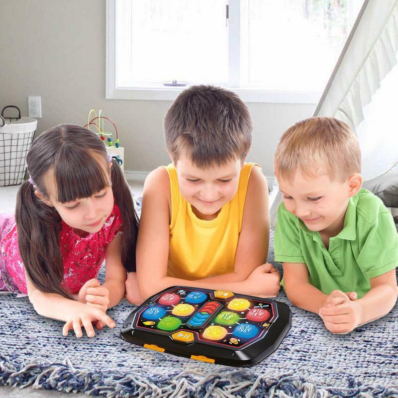 Whack A Moles Game For Kids Quick Push Bubbles Game Console Parent-Child Interactive Game Machine With Music Stress Relief Toy
