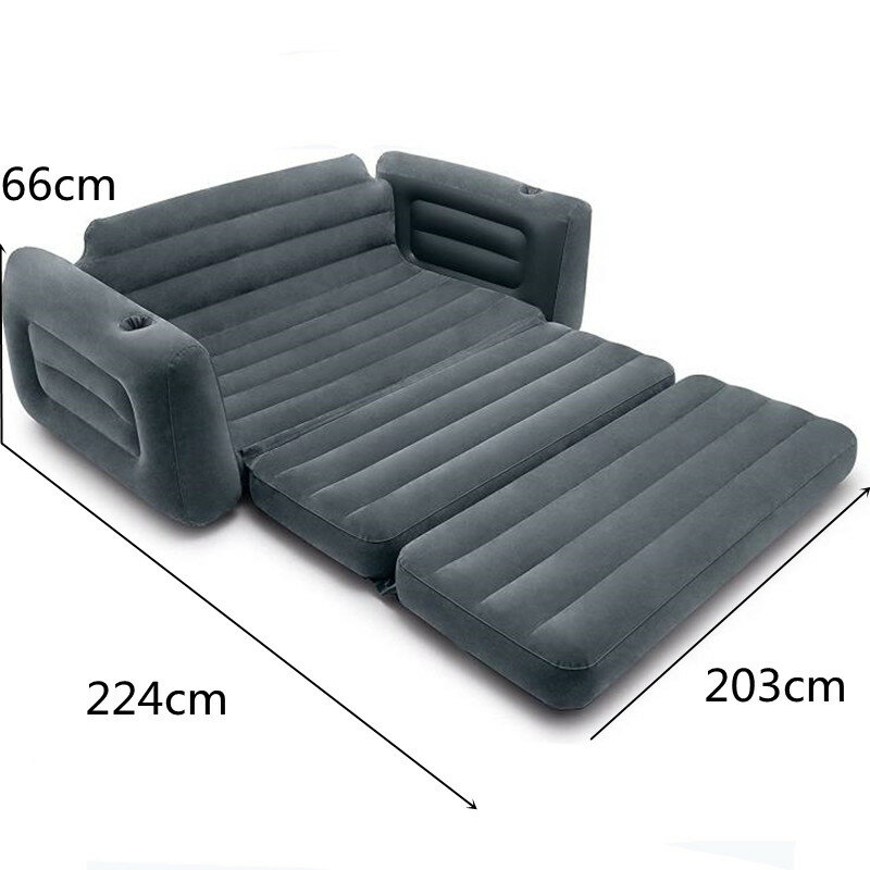 Надувной диван 2-в-1, диван-кровать для гостиной, выдвижная надувная кровать