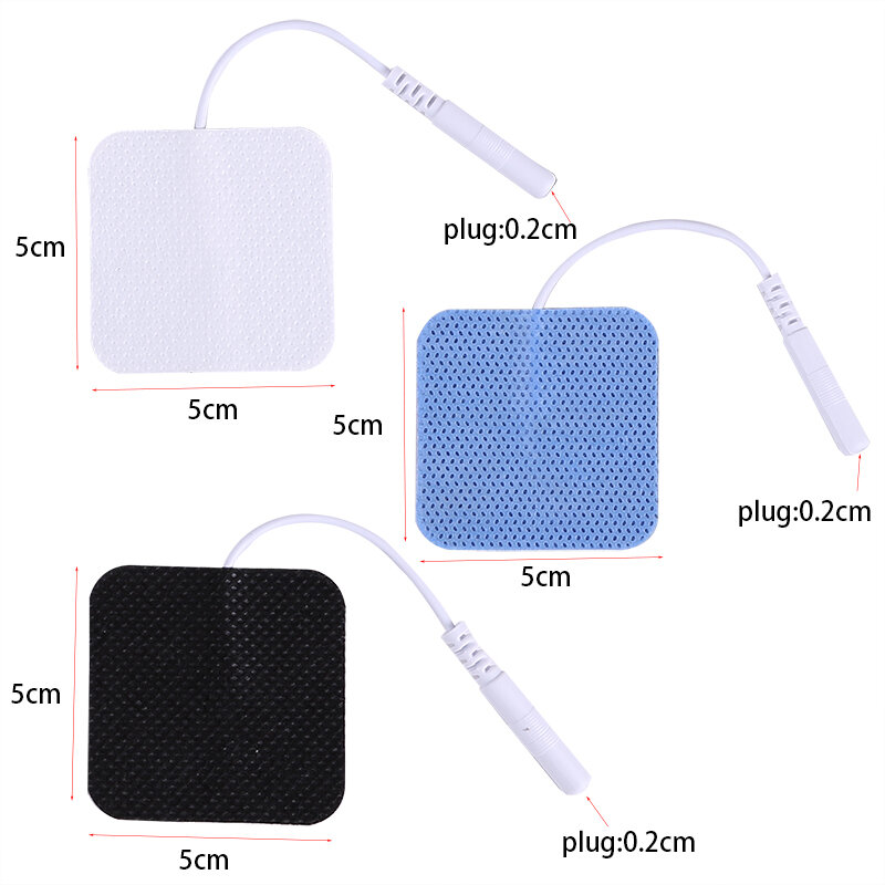 10-20-30Pcs 4*4cmPhysiotherapy Tens Machine Replacement Gel Electrode Pads for Ems Tens Acupuncture Physiotherapy Machine