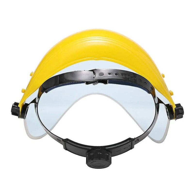 Multipurpose Transparent Removable Safety Protective Face Shield Clear Head-mounted Face Eye Shield Screen Grinding
