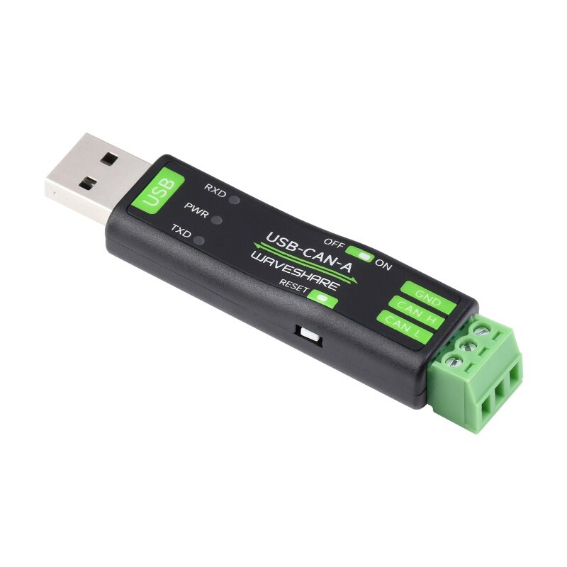 USB untuk CAN Adapter Model A, solusi Chip STM32, beberapa mode kerja, kompatibel dengan Multi sistem