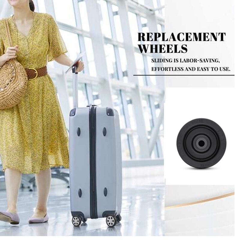 Luggage Wheels Repalcement Trolley Case Pulley Wheel Universal Accessories 20-28 Inch Suitcase Wheels For Luggage A
