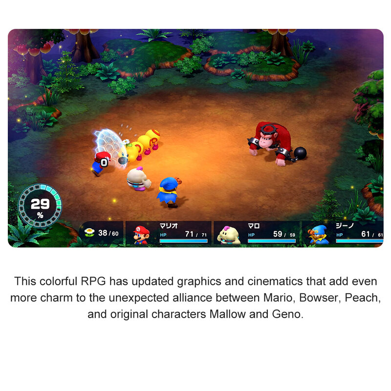 Super Mario RPG Nintendo Switch-Spiel bietet original physische Spielkarte RPG und Abenteuer-Genre für Switch oled Lite-Konsole