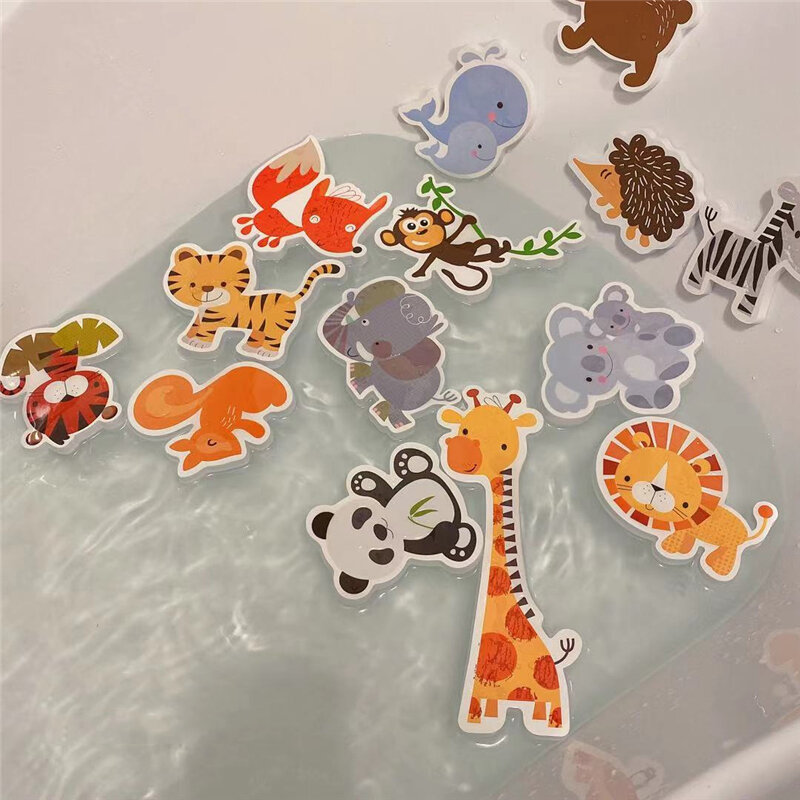 Giocattoli per bambini giocattoli da bagno di grandi dimensioni per il bagno del bambino morbido schiuma EVA animale cognitivo galleggiante giocattoli d'acqua giocattoli da bagno per ragazzi e ragazze
