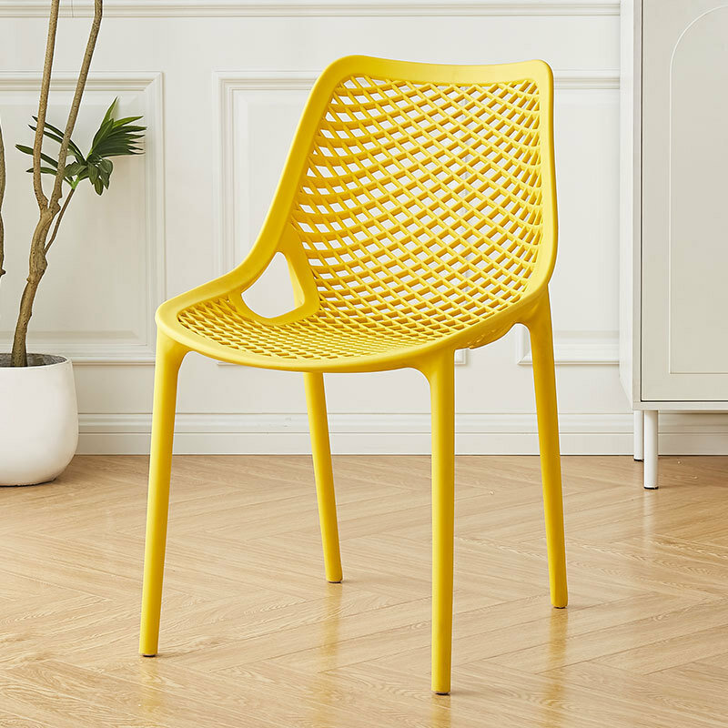 Wypoczynek na świeżym powietrzu krzesła, puste krzesła do kawy, minimalistyczne podłokietniki, do układania w stosy i pogrubione
