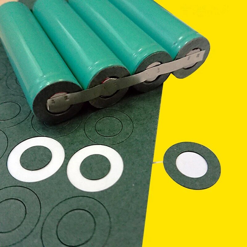 100pcs 1S/2S/3S/4S 18650 Li Battery Insulation Gasket Adhesive Paper Lithium Pack Cell Glue Electrode Insulated Pads