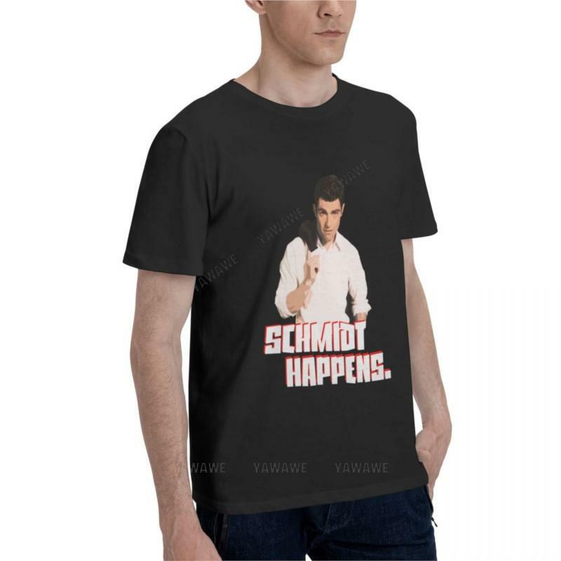 เสื้อยืดผู้ชายผ้าคอตตอนเสื้อยืด Essential Schmidt เสื้อยืดลายกราฟิกสำหรับผู้ชายเสื้อยืดมียี่ห้อเสื้อชาย