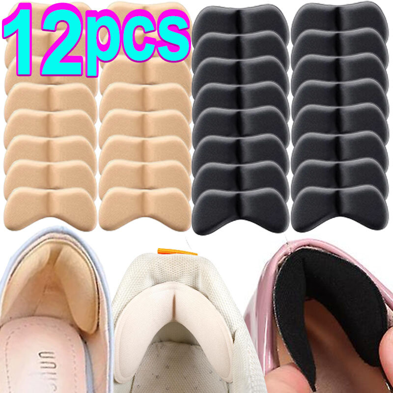Pain Relief Sponge Heel Insoles Patch Anti-wear Cushion Pads Feet Care Heel Protector Adhesive Back Stickers Shoes Insert Insole