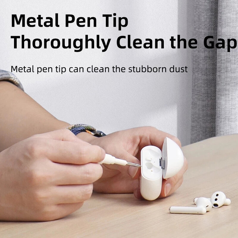Bluetooth Kopfhörer Reinigung Werkzeug für Airpods Pro 3 2 1 Durable Ohrhörern Fall Reiniger Kit Reinigen Pinsel Stift für Xiaomi airdots 3Pro