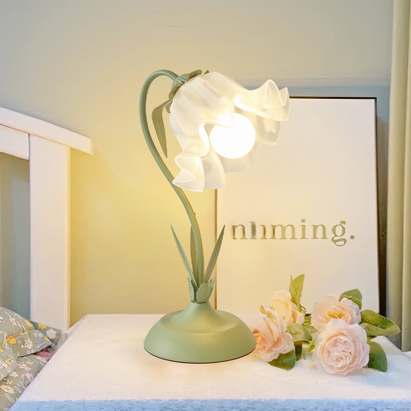 مصباح ليد على شكل زهرة ، إضاءة مكتب زخرفية ، ديكور فني بتصميم إبداعي ، 3 ألوان ، إضاءة مناظر طبيعية لغرفة النوم ، غرفة المعيشة ، الدراسة
