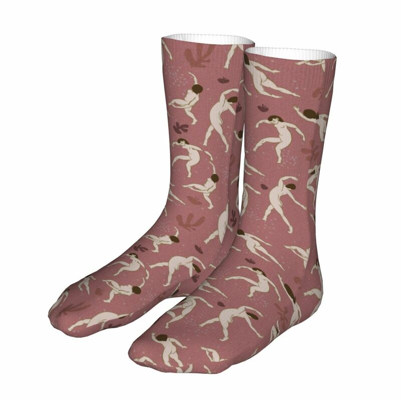 Happy Funny Socks – chaussettes pour hommes et femmes, nouvelle collection de chaussettes abstraites avec graphisme de la danse, style nordique, printemps, été, automne et hiver